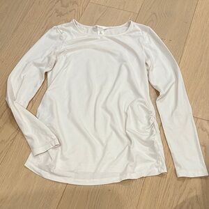 2/$15 H&M MAMA Cream Long Sleeve Women's Tee